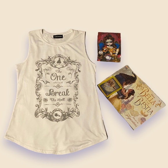 Disney Tops - Bundle - “The One Who will Break the Spell” 
 Graphic Top / Beauty & the Beast